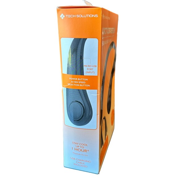 Tech Solutions Arctic Breeze Personal Neck Fan NIB - Picture 4 of 7